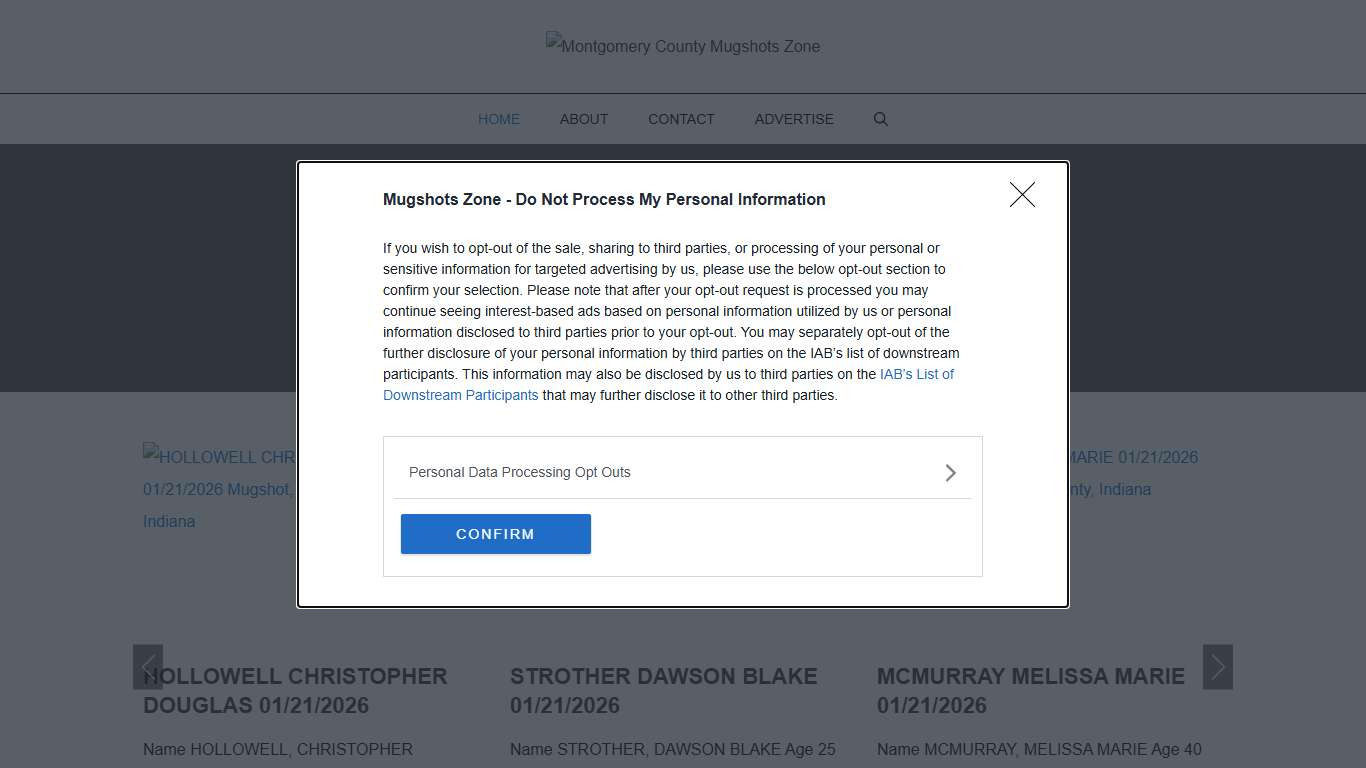 Montgomery County Mugshots Zone